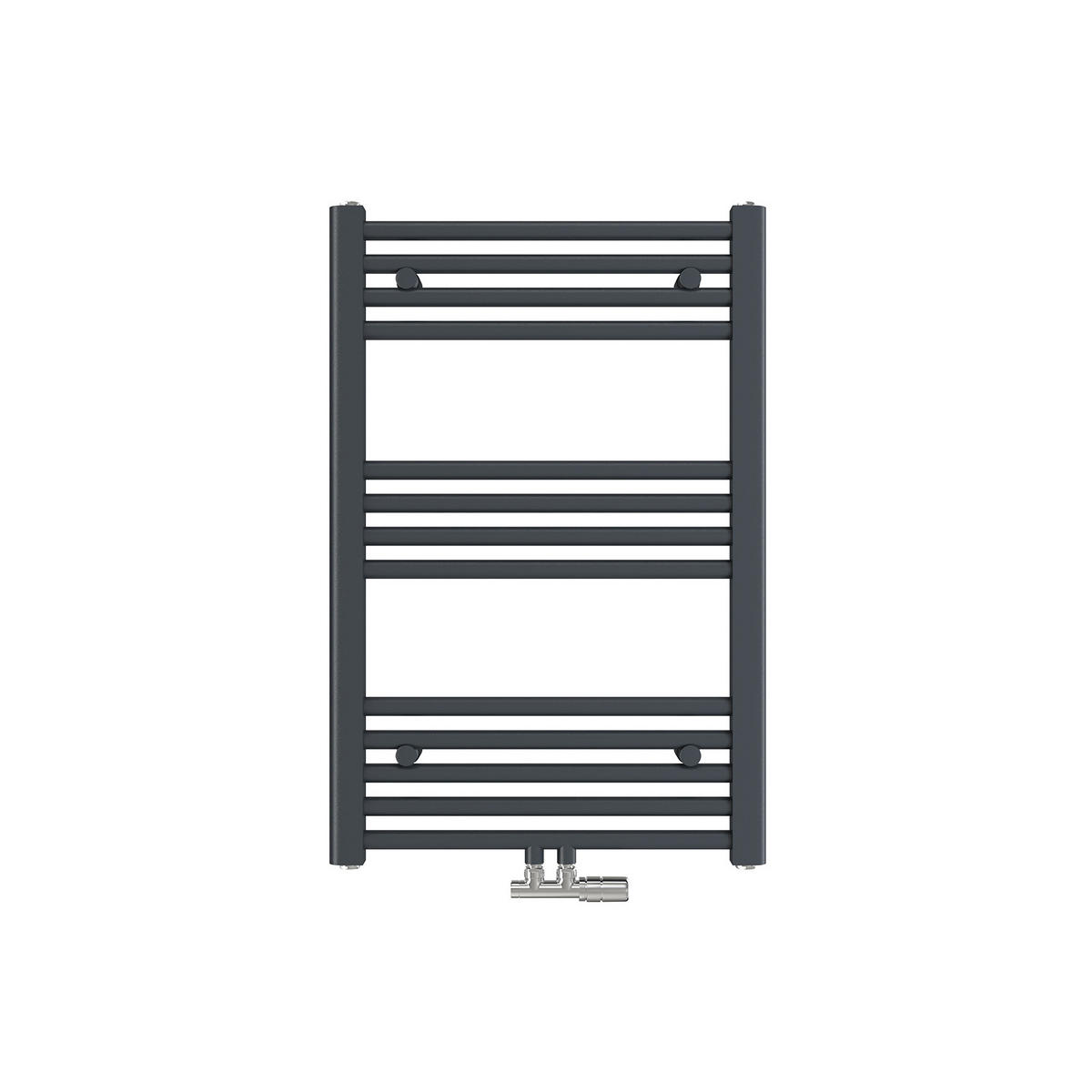 HEIZKÖRPER Handtuchheizkörper wasserführend Anthrazit 75/50/3 cm - Anthrazit, Metall (50/75/3cm) - EMKE