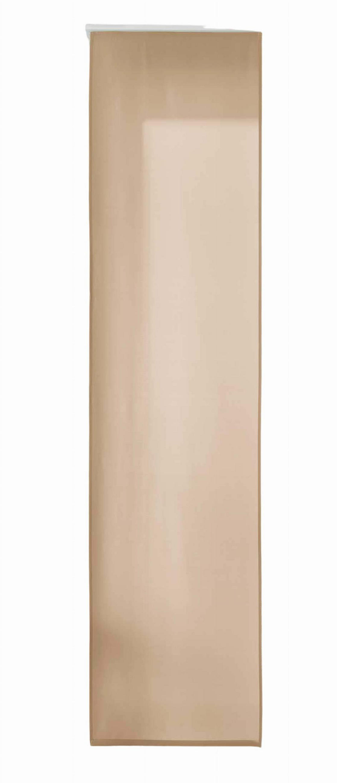 FLÄCHENVORHANG Mikrofaser 245x60 cm Sand - Sandfarben, Textil (60/245cm)
