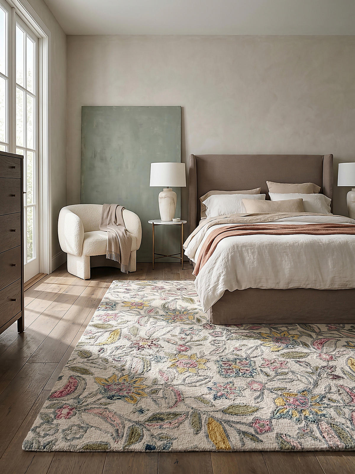 WOLLTEPPICH SOAR, floral, Bunt, 200 x 290 cm - Multicolor, Textil (290/200cm) - KADIMA DESIGN