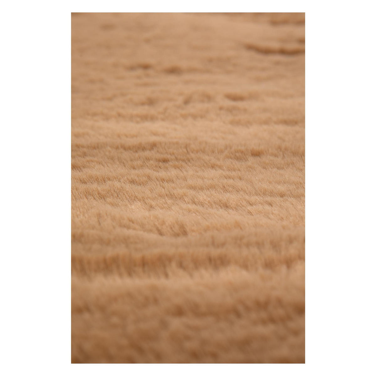 TEPPICH Eddy camelfarben 70 x 140 cm - Hellbraun, Textil (70/140cm) - Vivaraise