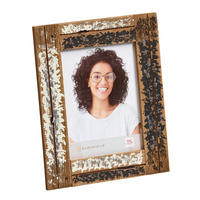 BILDERRAHMEN Dupla Portraitrahmen., 15x20 cm, creme/blau - Creme, Holzwerkstoff (22.5/27.5/1cm) - walther design