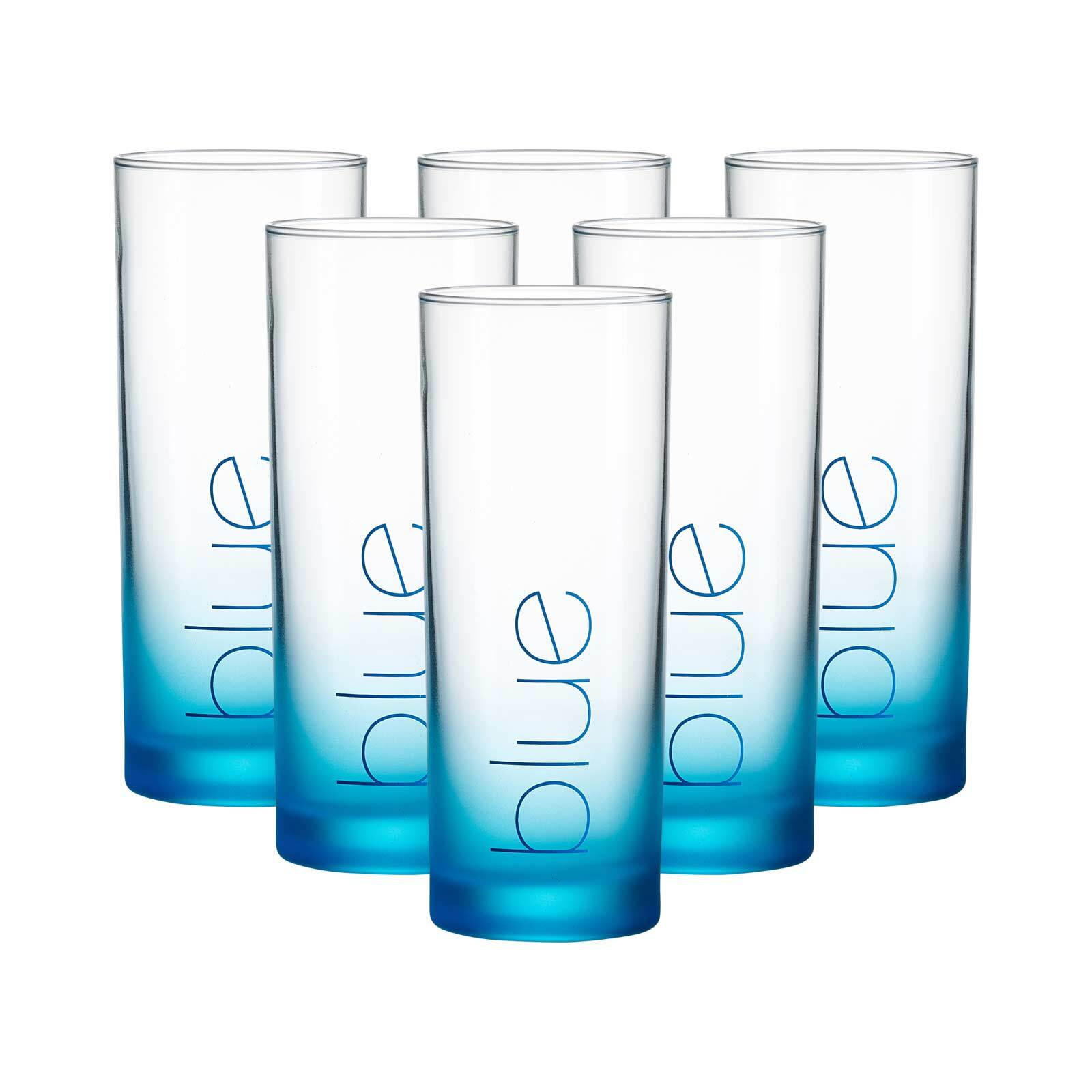 TRINKGLÄSER Favo Blau 360 ml 6er Set - Blau, Glas (0.36L) - Ritzenhoff Breker