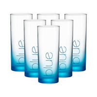 TRINKGLÄSER Favo Blau 360 ml 6er Set - Blau, Glas (0.36L) - Ritzenhoff Breker