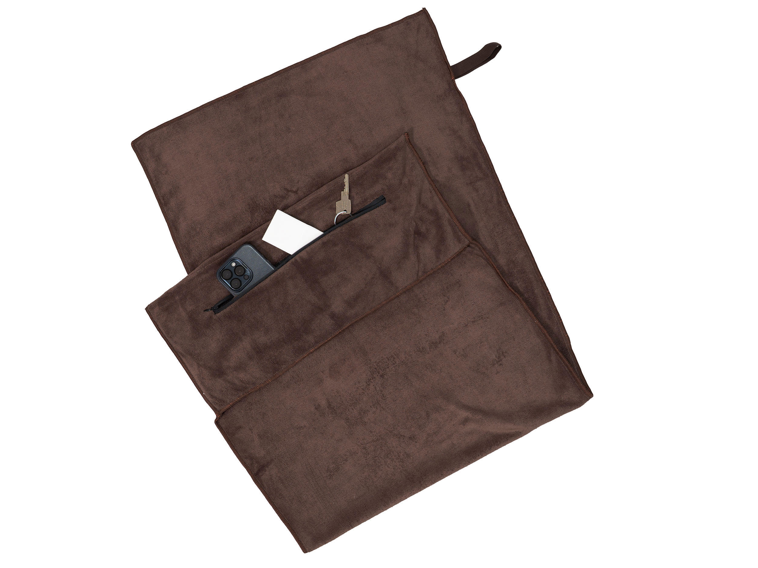 HANDTÜCHER, 50x120 cm, 85% Polyester 15% Nylon, Braun - Braun, Textil (50/120cm) - Zollner