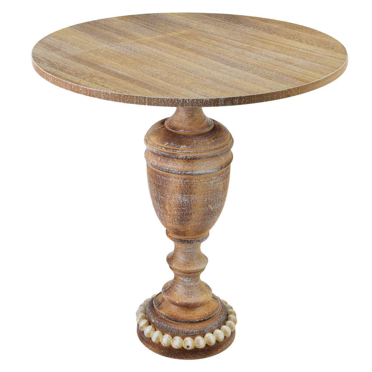 DEKOSCHALE Daz Natur 35/35/37 cm Holz - Beige, Holz (35/37cm) - Mondex