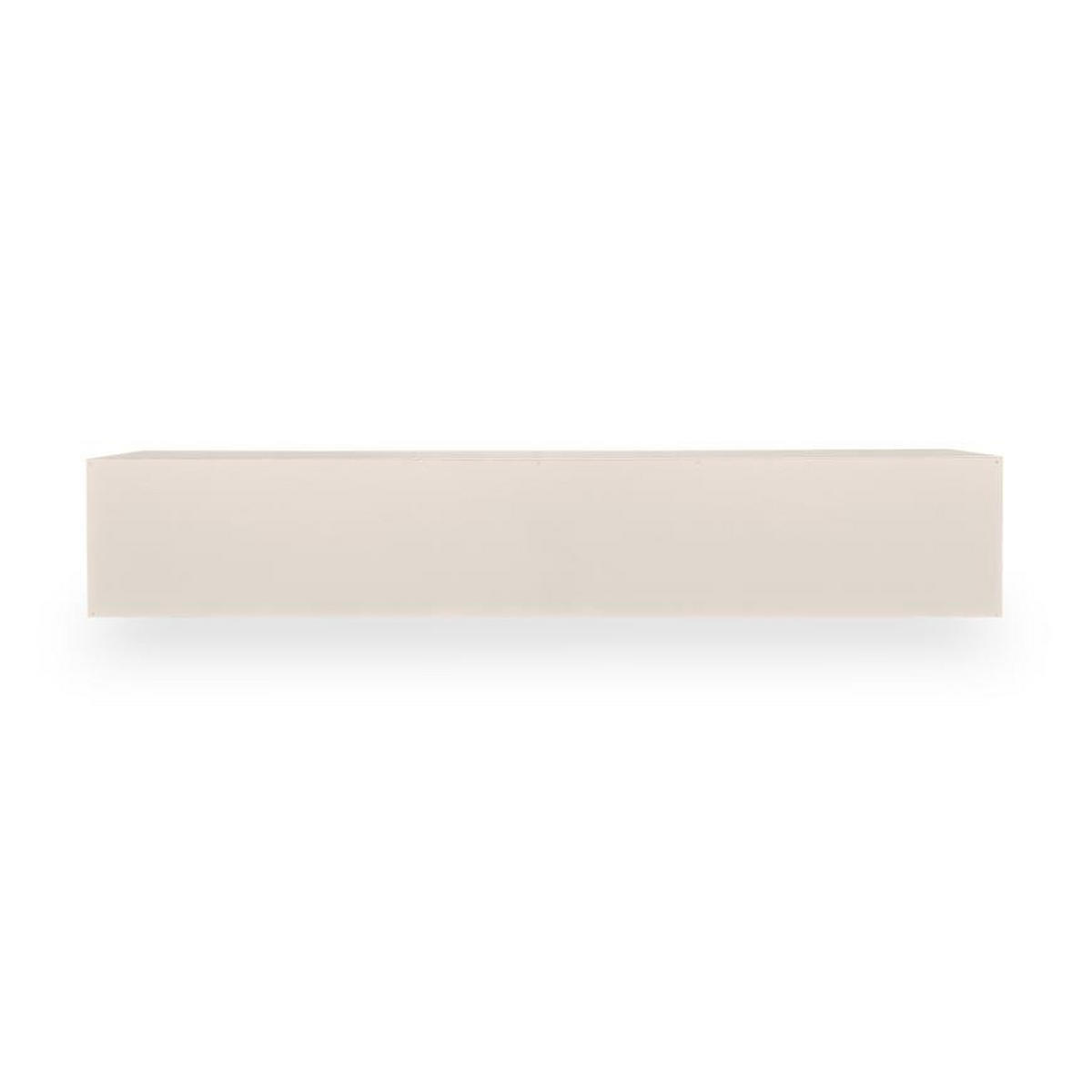 TV-MÖBEL 160 cm beiges, wandmontiertes mit Lattenrost - LEYA - Beige, Holzwerkstoff (160/29/32cm) - Sicaan