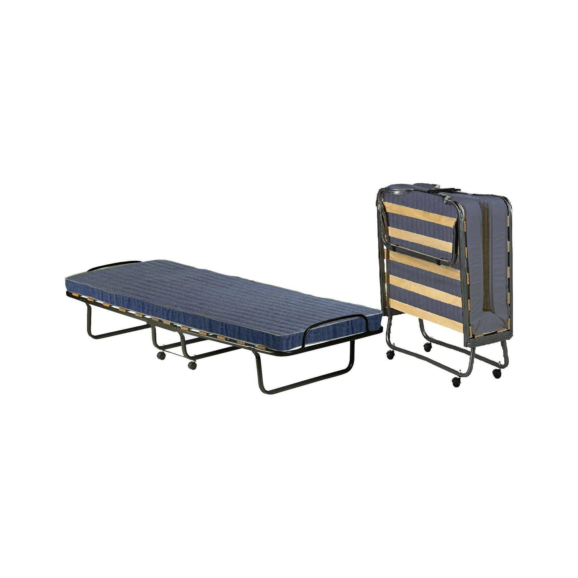 KLAPPBETT mit Matratze 80x190 - Blau, Metall (80/190cm) - Talamo Italia