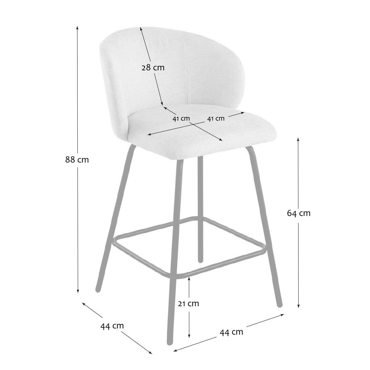 HOCKER 2er-set 89/53/50 cm - Beige, Holzwerkstoff (50/89/51cm) - Calicosy