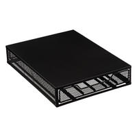 ESPRESSOKAPSELBEHÄLTER Mayaj 26/34,8/6,5 cm - Schwarz, Metall (26/6.5/34.8cm) - 5five Simply Smart