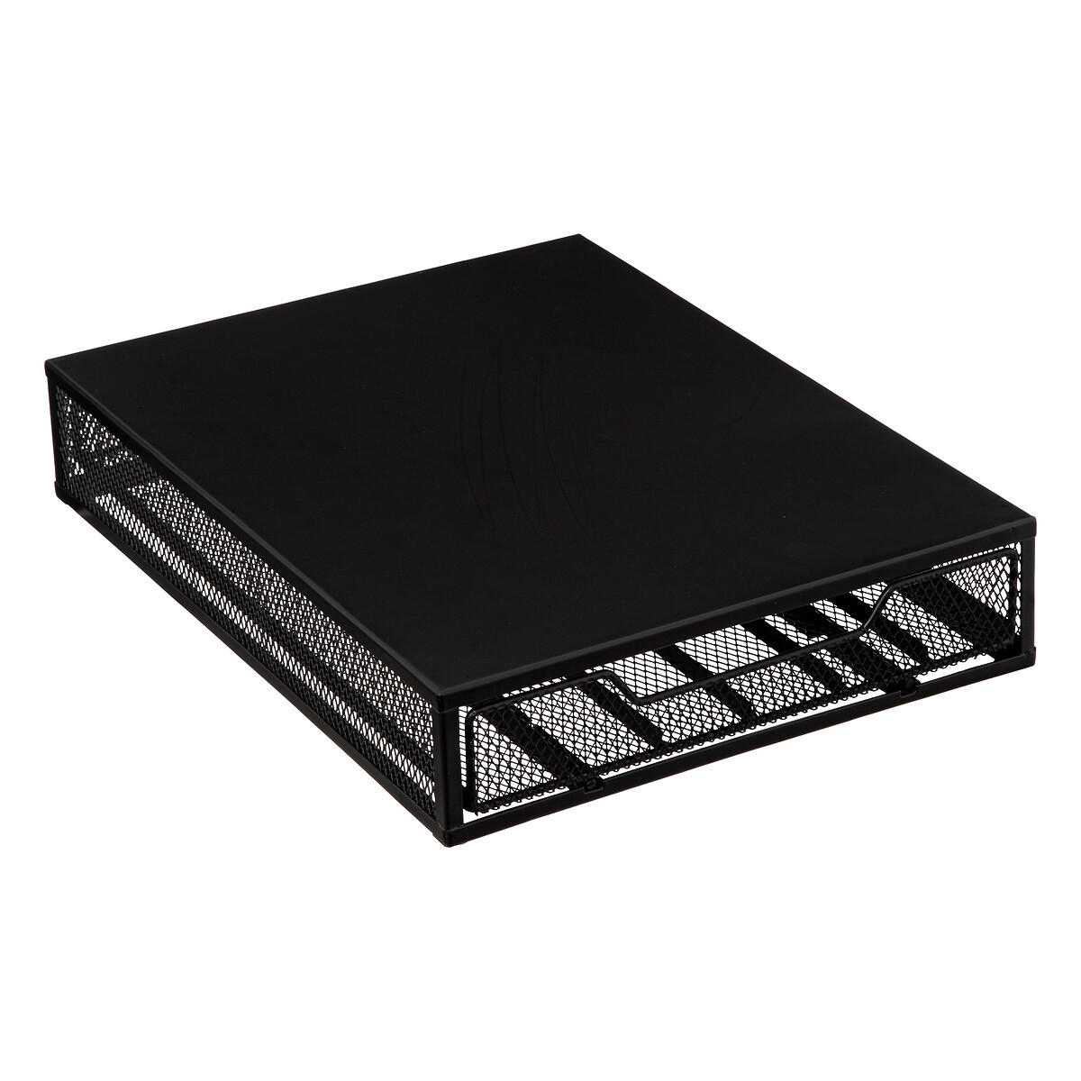 ESPRESSOKAPSELBEHÄLTER Mayaj 26/34,8/6,5 cm - Schwarz, Metall (26/6.5/34.8cm) - 5five Simply Smart