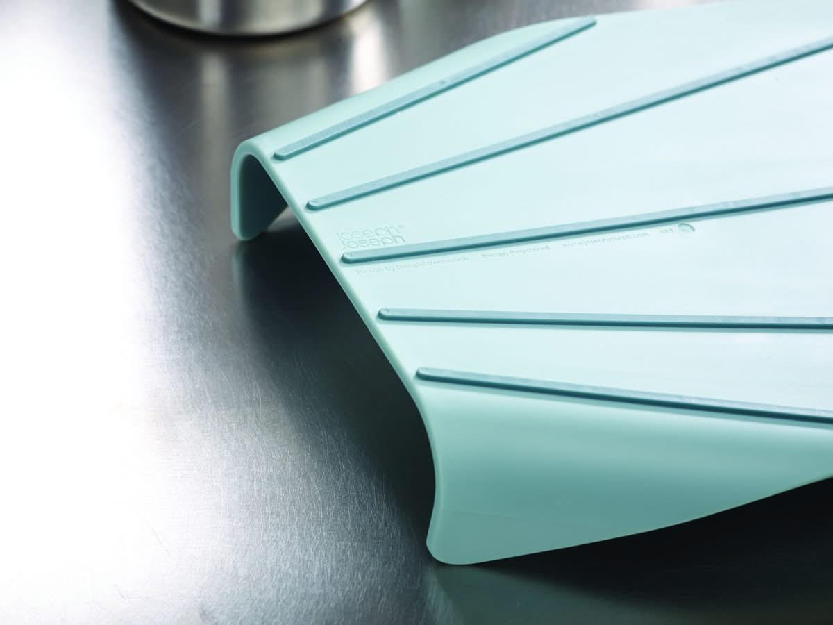 SCHNEIDEBRETT -Set - Nest Chop - Blau - 3-teilig - Braun, Holz (20/53cm) - Kela