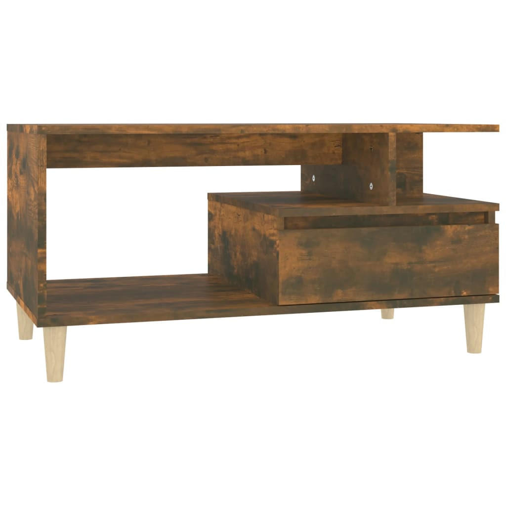 COUCHTISCH Räuchereiche 90x49x45 cm Holzwerkstoff - Braun, Holzwerkstoff (90/49/45cm) - furnicato