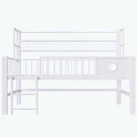 HOCHBETT Metall 90/200 cm Weiß - Weiß, Metall - Raumix