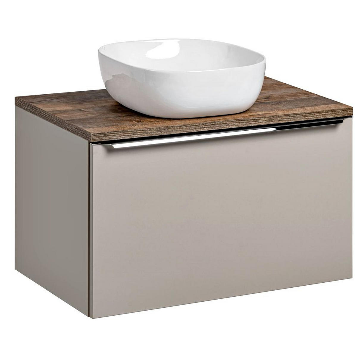 WASCHTISCH Puebla-56 - Beige, Holzwerkstoff (80/64/46cm) - Lomado