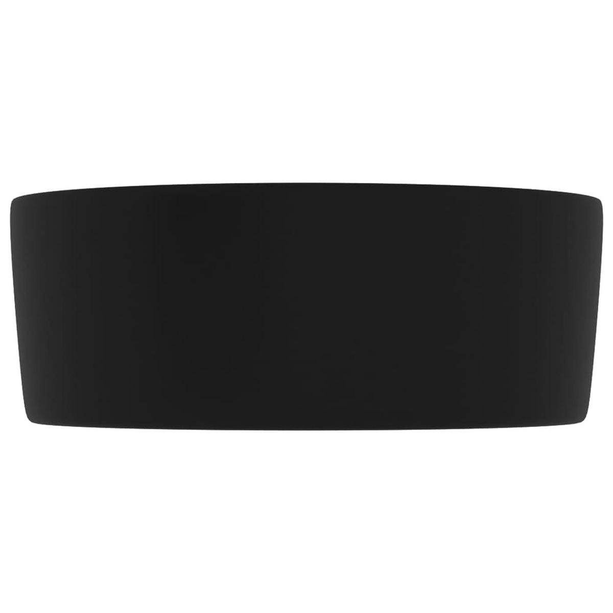 WASCHBECKEN Lanz 40/40/15 cm - Schwarz, Keramik (40/15/40cm) - Nettlife