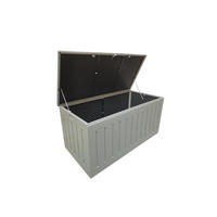 GARTENBOX Aik 830 Liter - Kissenbox, Auflagenbox, Aufbewahrungsbox - Grau, Kunststoff (80/14/170cm) - bellavista - Home & Garden
