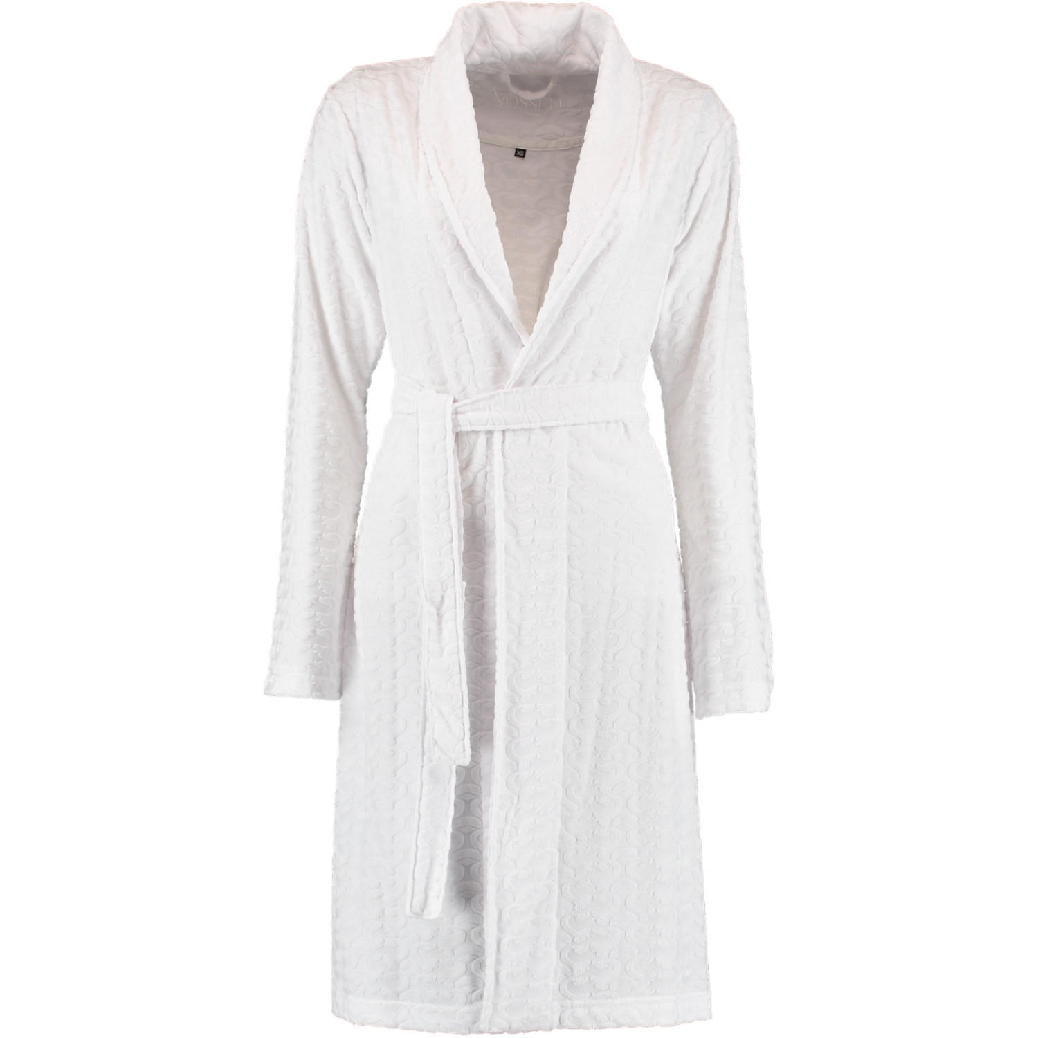 BADEMANTEL DAMEN SCHALKRAGEN LUNA WEISS - 030 - Weiß, Textil (XLnull) - Vossen