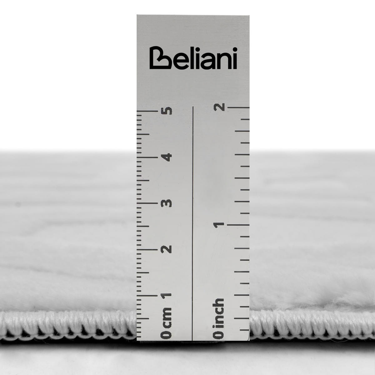 TEPPICH Hellgrau 80/300 cm Antero - Hellgrau/Grau, Textil (80/300cm) - Beliani