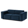 2-SITZER SOFA - Dunkelblau, Textil (189/70/96cm) - home24