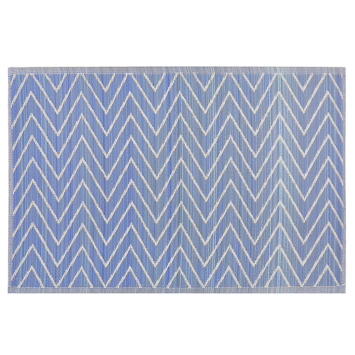 OUTDOOR-TEPPICH Balotra 180/120 cm - Blau, Kunststoff (120/180cm) - Beliani