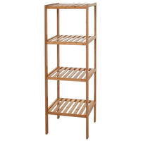 BADREGAL Braun - Braun, Holz (34/110/33cm) - MCW