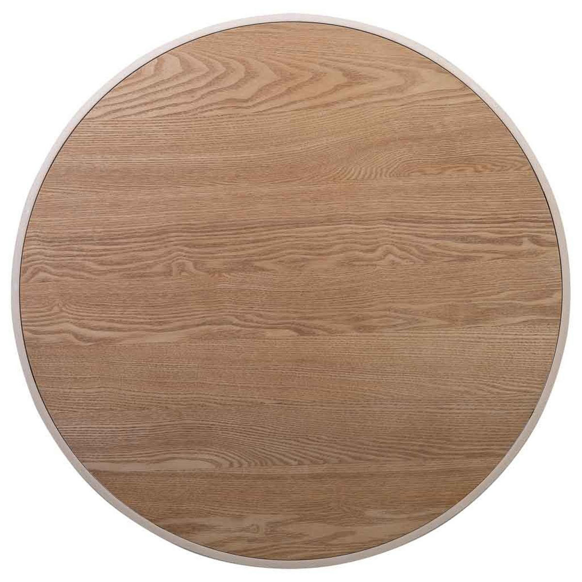 TISCH aus Metall und Holz, 65x61cm - Beige, Metall (65/65/60.5cm) - Wanderlust