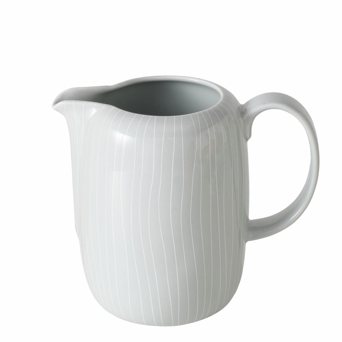 KERAMIKKANNE Bergen 1200 ml - Grau, Keramik (1.2L) - Boltze Home