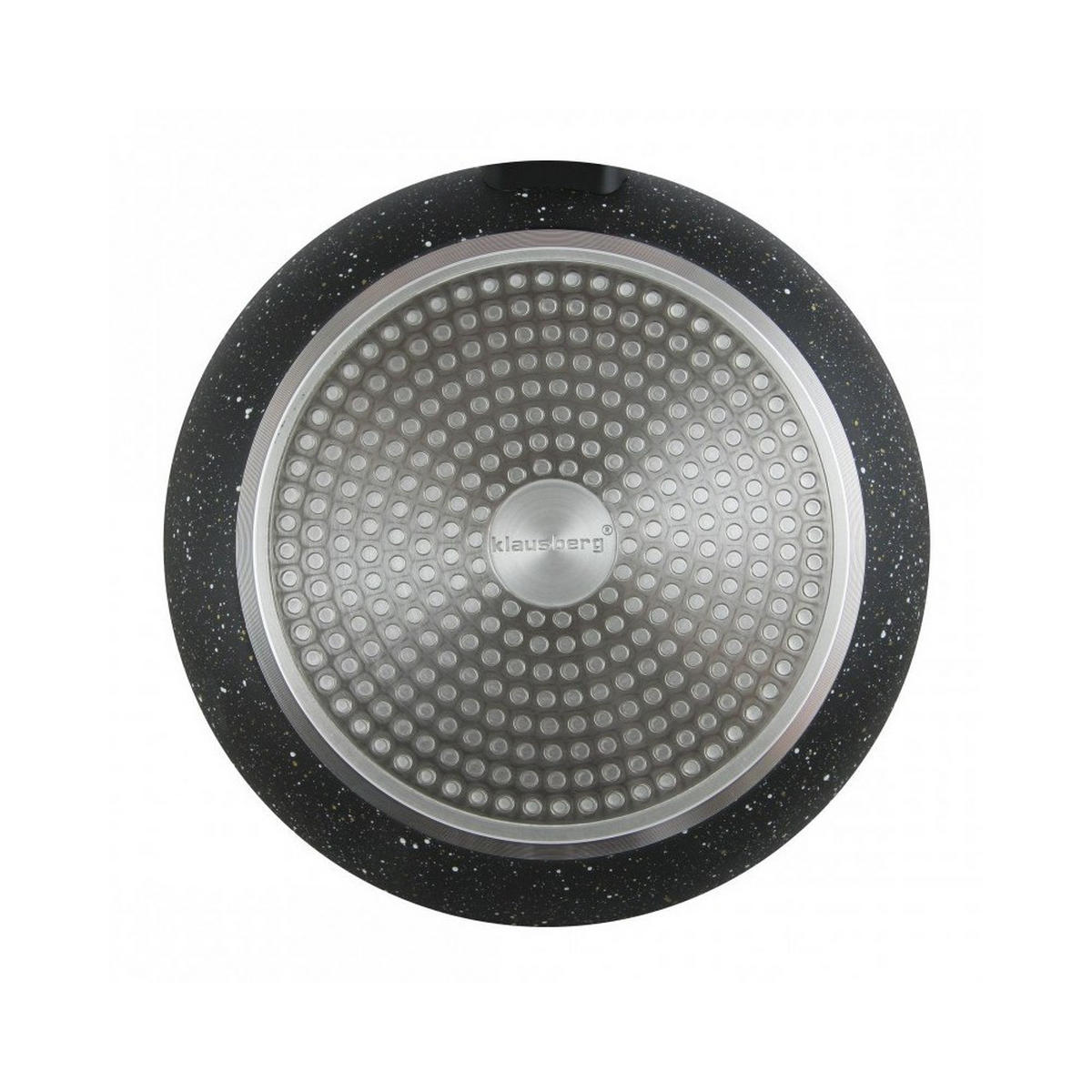 PFANNE Schwarz 16/16/4 cm KB7288 - Schwarz, Metall (16cm) - Klausberg 