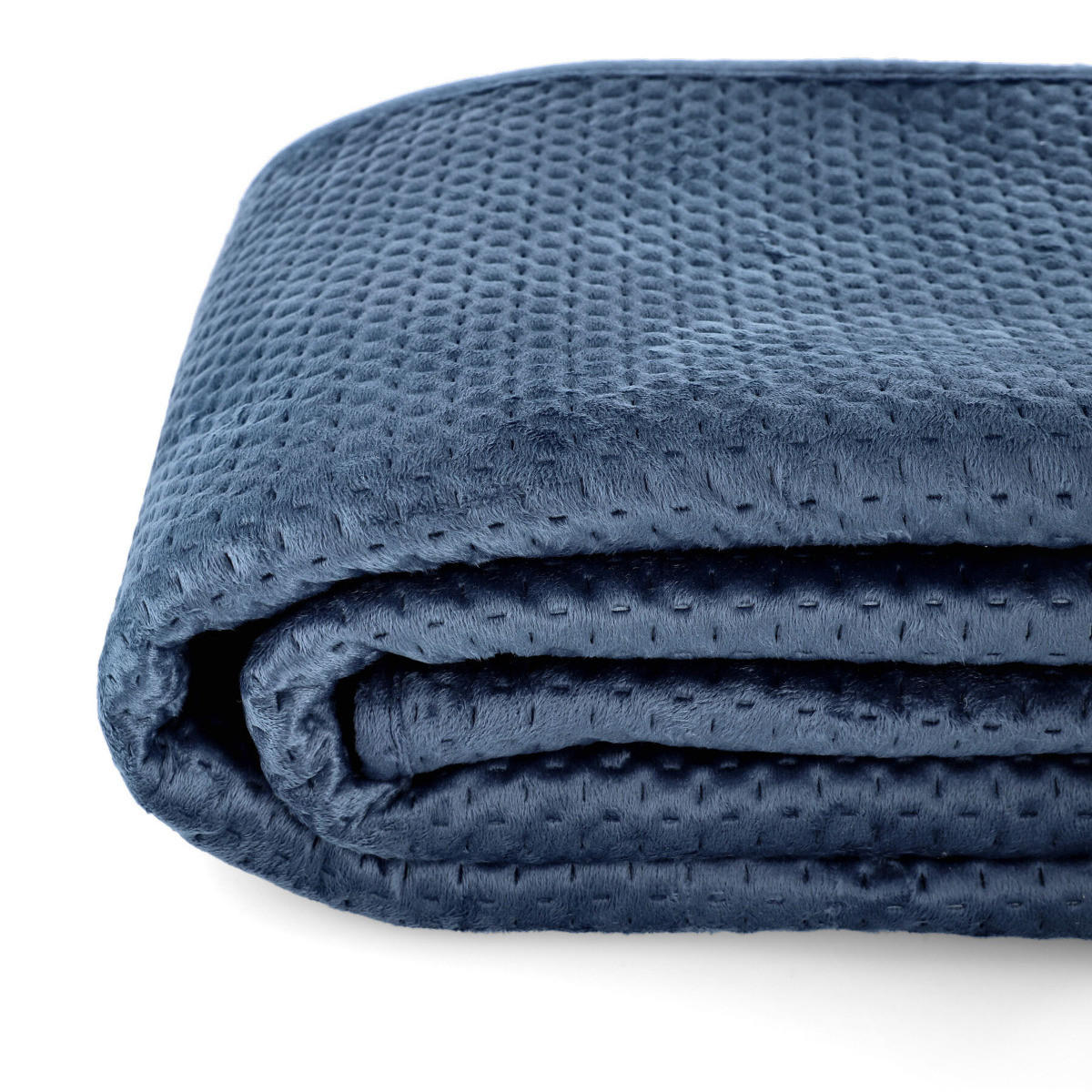 TAGESDECKE Zemi dunkelblau 220/240 cm - Dunkelblau, Textil (220/240cm) - Homla
