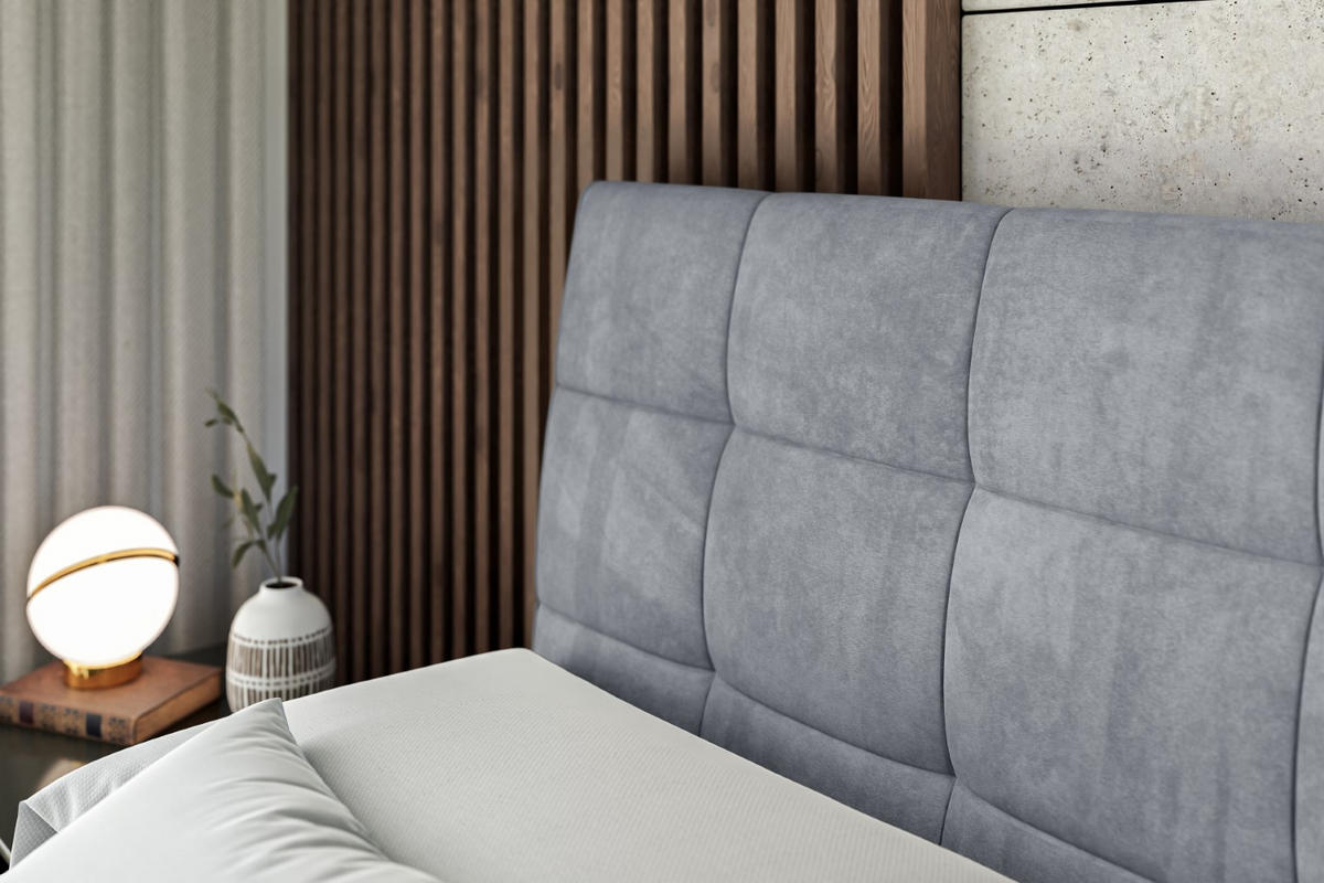 BOXBETT APO-Z - 140 x 200 - H3 - Grau - Grau, Holzwerkstoff (140/200cm) - ALTDECOR