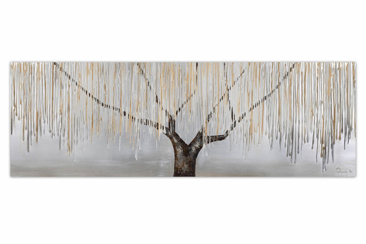 ÖLGEMÄLDE 150/50 cm - Beige, Holz/Textil (150/50cm) - KUNSTLOFT