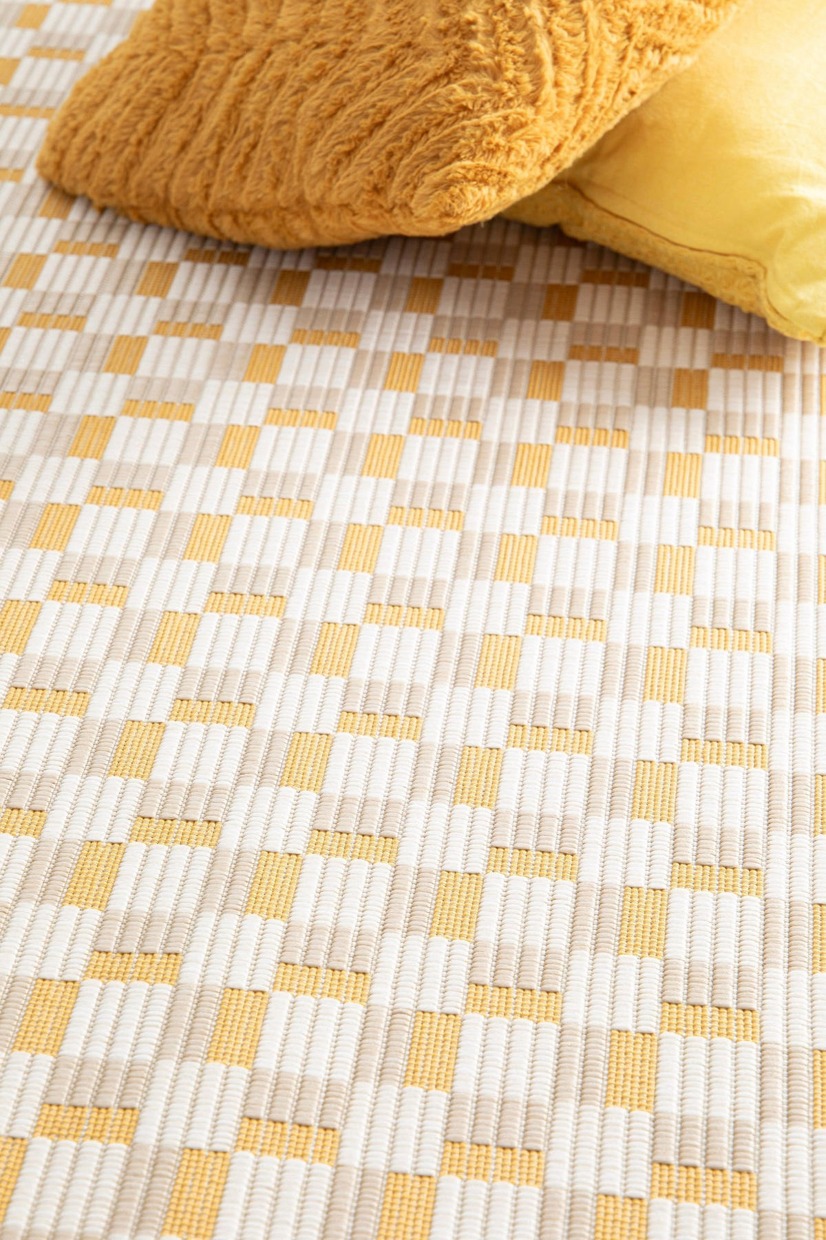 DESIGN Teppich für Innen und Außen gelb - Gelb, Textil (160/230cm) - AFK Living