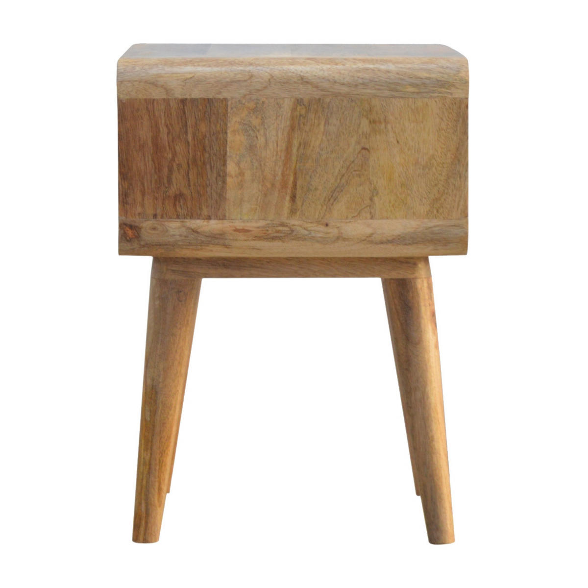 NACHTTISCH mit freiem Fach - Messingfarben/Braun, Holz/Metall (45/50/35cm) - Artisan Furniture