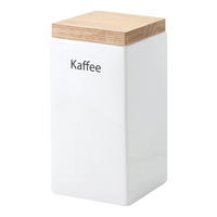 VORRATSDOSE quadratisch, Weiß, 1.2 L - Weiß, Keramik (10/20/10cm) - Continenta