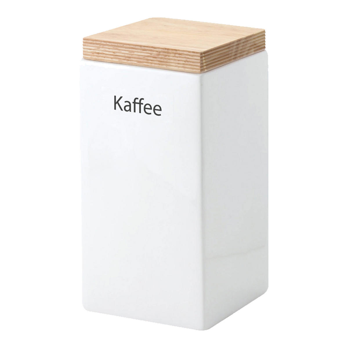 VORRATSDOSE quadratisch, Weiß, 1.2 L - Weiß, Keramik (10/20/10cm) - Continenta