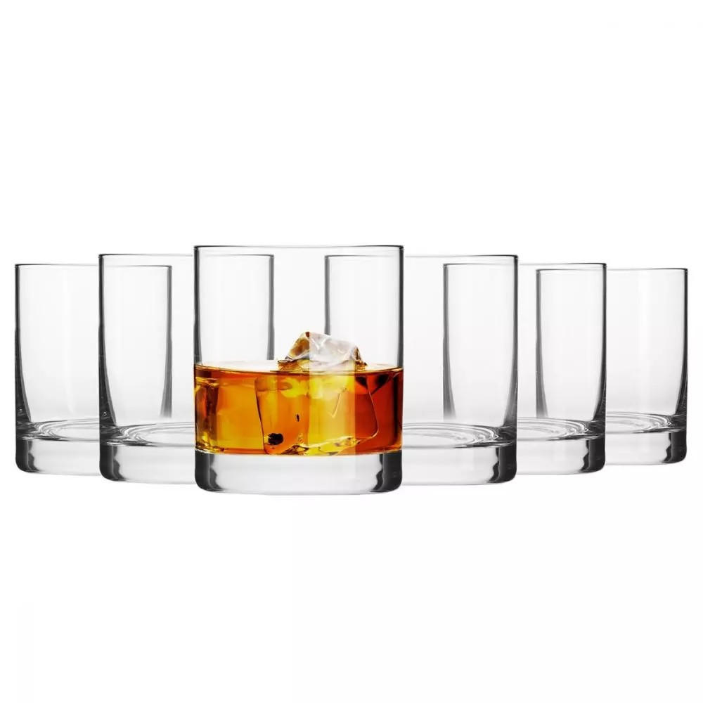 WHISKYGLÄSER, 6er-Set, 350 ML - Transparent, Glas (0.35L) - Krosno Glass
