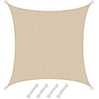 SONNENSEGEL Luftdurchlässig 300 cm Beige - Beige, Kunststoff (300/300cm) - Amanka