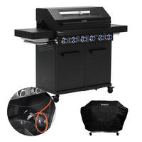 GASGRILL PLATINUM YAMARA DARK 6+2 Set - Schwarz, Metall (159/117/55cm) - TAINO