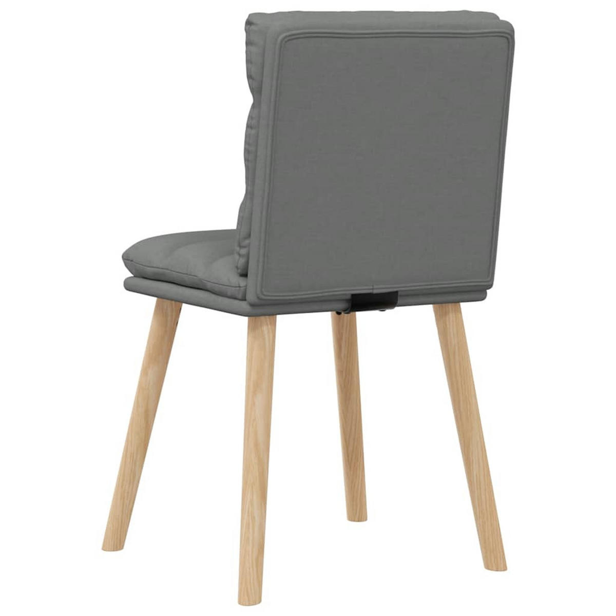 ESSZIMMERSTÜHLE 4 Stk. Dunkelgrau Stoff 45*54*86cm - Dunkelgrau, Metall (45/86/54cm) - ZMH