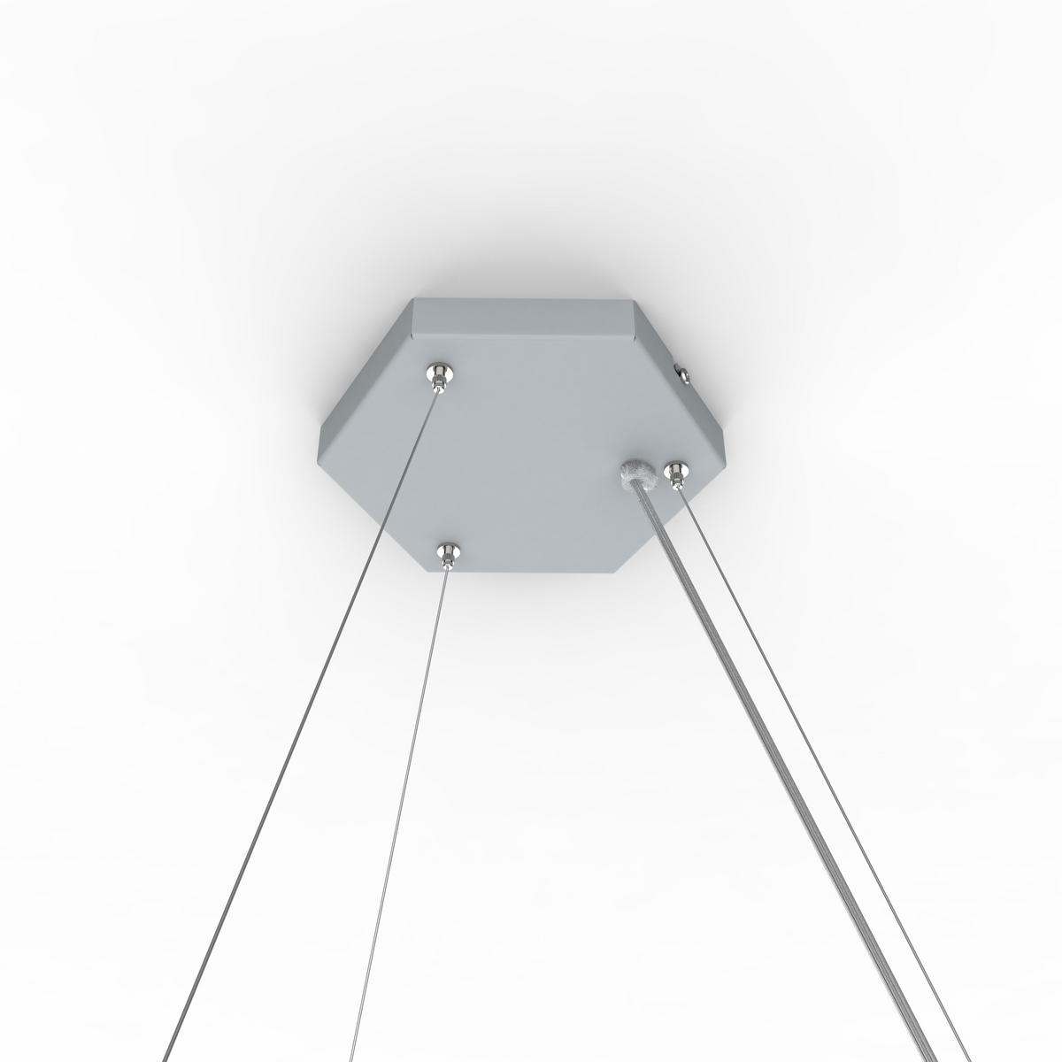 LED-HÄNGELEUCHTE - Grau, Metall (1.6/100/60cm) - Lumicom