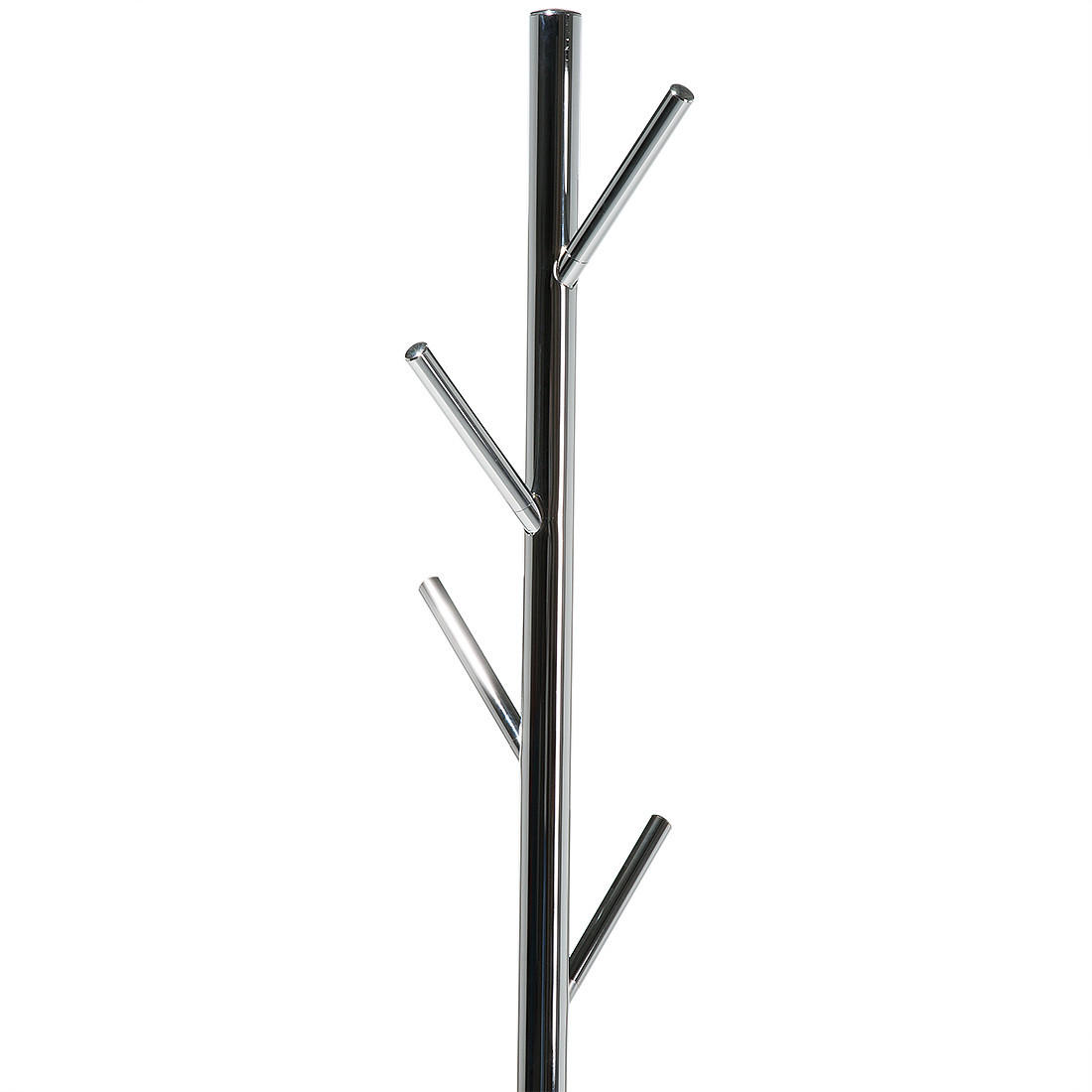 KLEIDERSTÄNDER Chromstahl silber 170 cm Allen - Silberfarben, Metall (28/170/28cm) - Beliani
