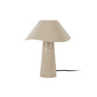 TISCHLAMPE Ameno - Grau - 33 cm - Grau, Metall (28/28/33cm) - Leitmotiv