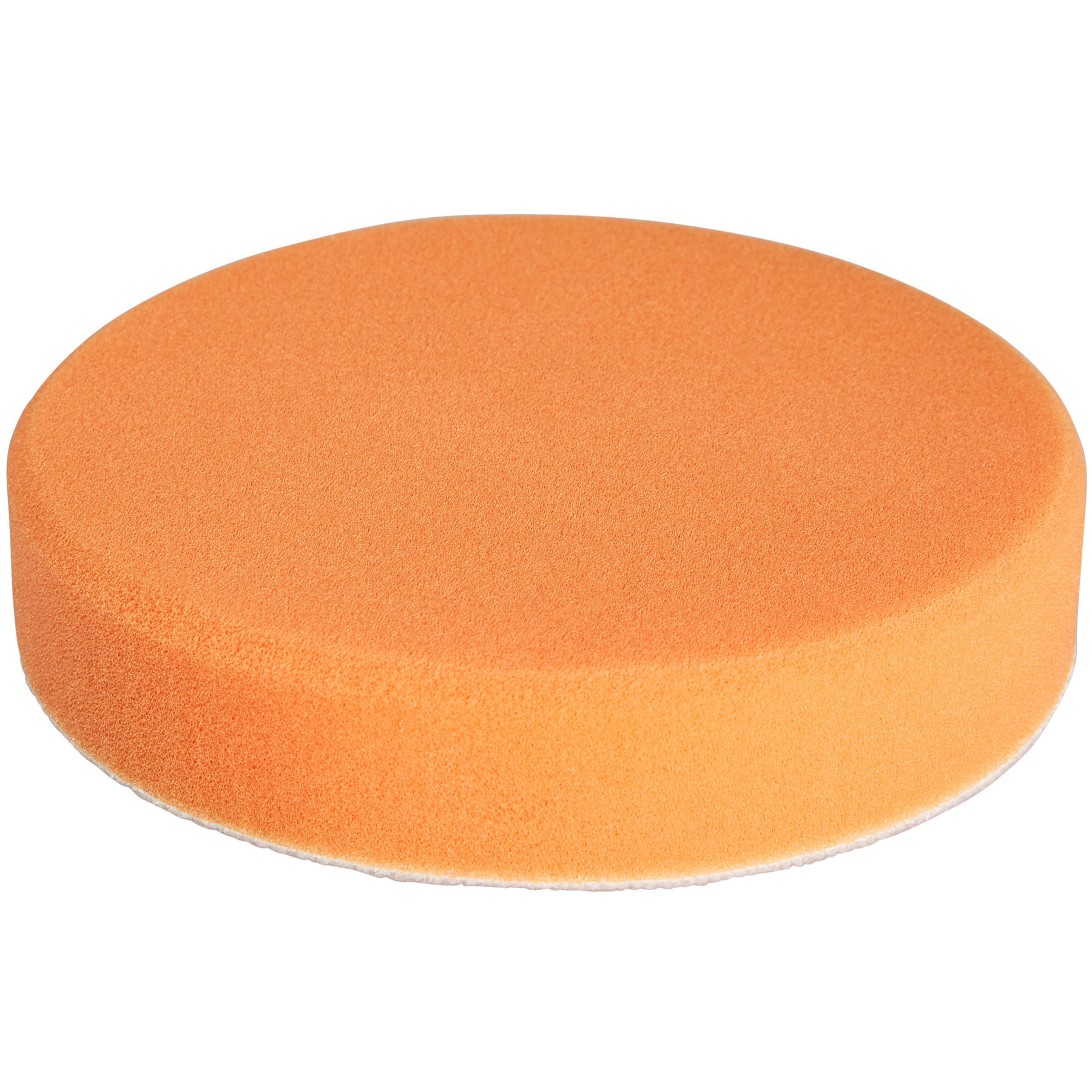 POLIERSCHWAMM 6er Set, Befestigung mit Klettverschluss, orange - Orange, Kunststoff (15/15/29cm) - tectake