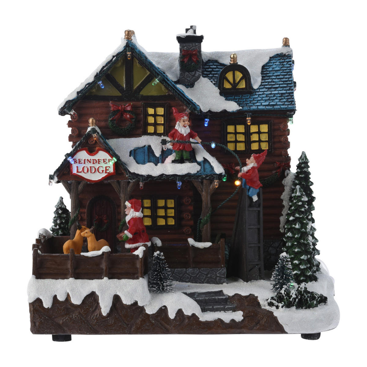 WEIHNACHTSSZENE 25 cm - Multicolor, Kunststoff (21/25/25.5cm) - Home Styling Collection