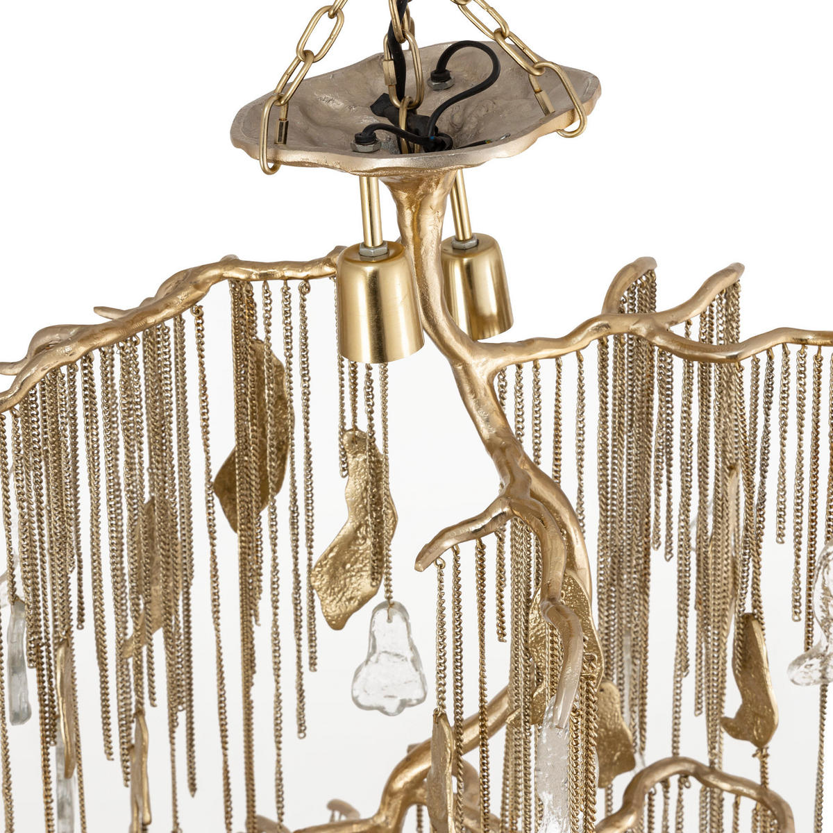 HÄNGELAMPE Wilco Gold 48/41/198cm - Goldfarben, Metall (48/41/198cm) - PTMD Collection