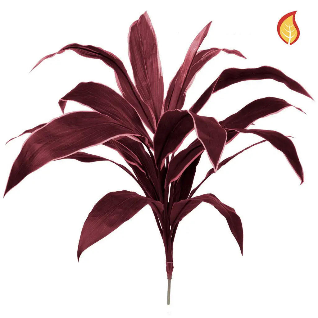 KUNSTPFLANZE Künstliche Cordyline - Andrea 62 cm - Rot, Kunststoff (62cm) - aplanta