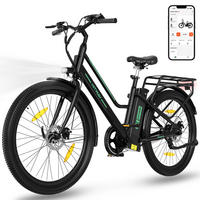 E-BIKE BK8SL 27.5 Zoll mit App 36V 13Ah Akku - Schwarz, Metall (76cm) - HITWAY