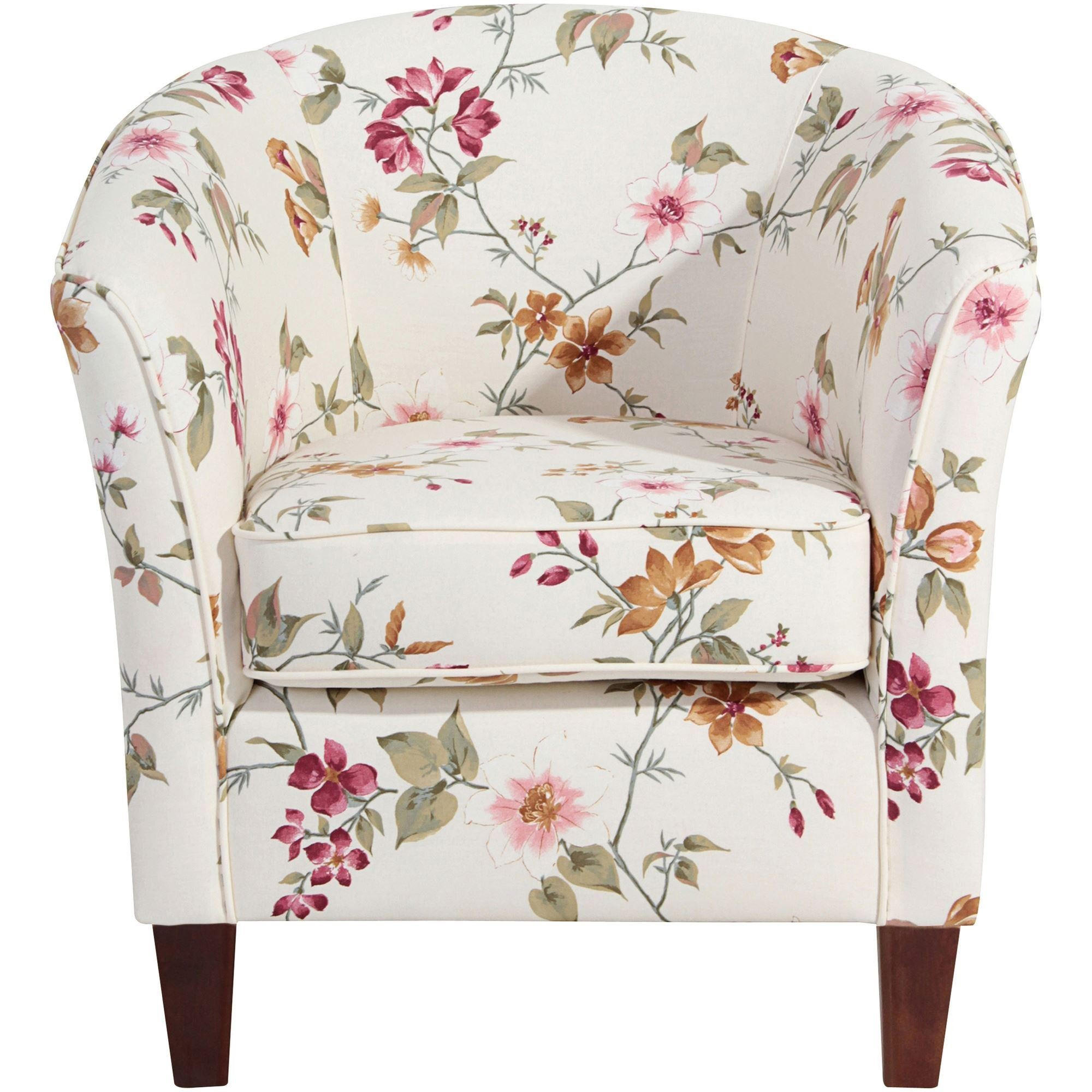 SESSEL Karine Bezug Flachgewebe Buche nussbaum dunkel / weiß - Dunkelbraun/Weiß, Kunststoff (70/74/70cm) - 58aufmkessel