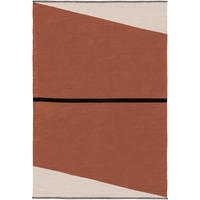 BAUMWOLLTEPPICH Lenny Terracotta 200x300 cm - Terracotta, Textil (200/300cm) - benuta Pop
