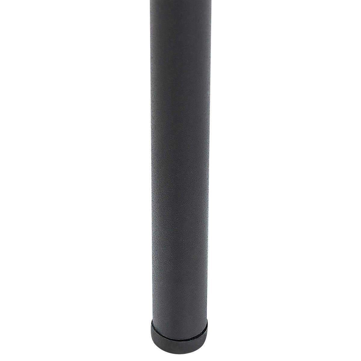 SESSEL Samtstoff Grau/Schwarz Alpha - Grau, Textil/Metall (60/66/60cm) - Beliani